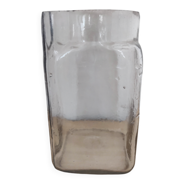 Vase, bocal ancien en verre soufflé — Beyit