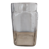 Vase, old jar in blown glass