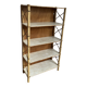 Rattan bookcase shelf