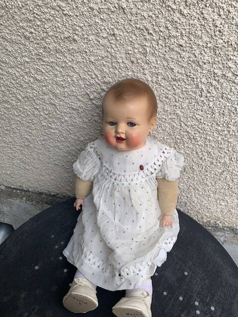 Raynal doll, baby, Marie Raphaëline circa 1952, collector