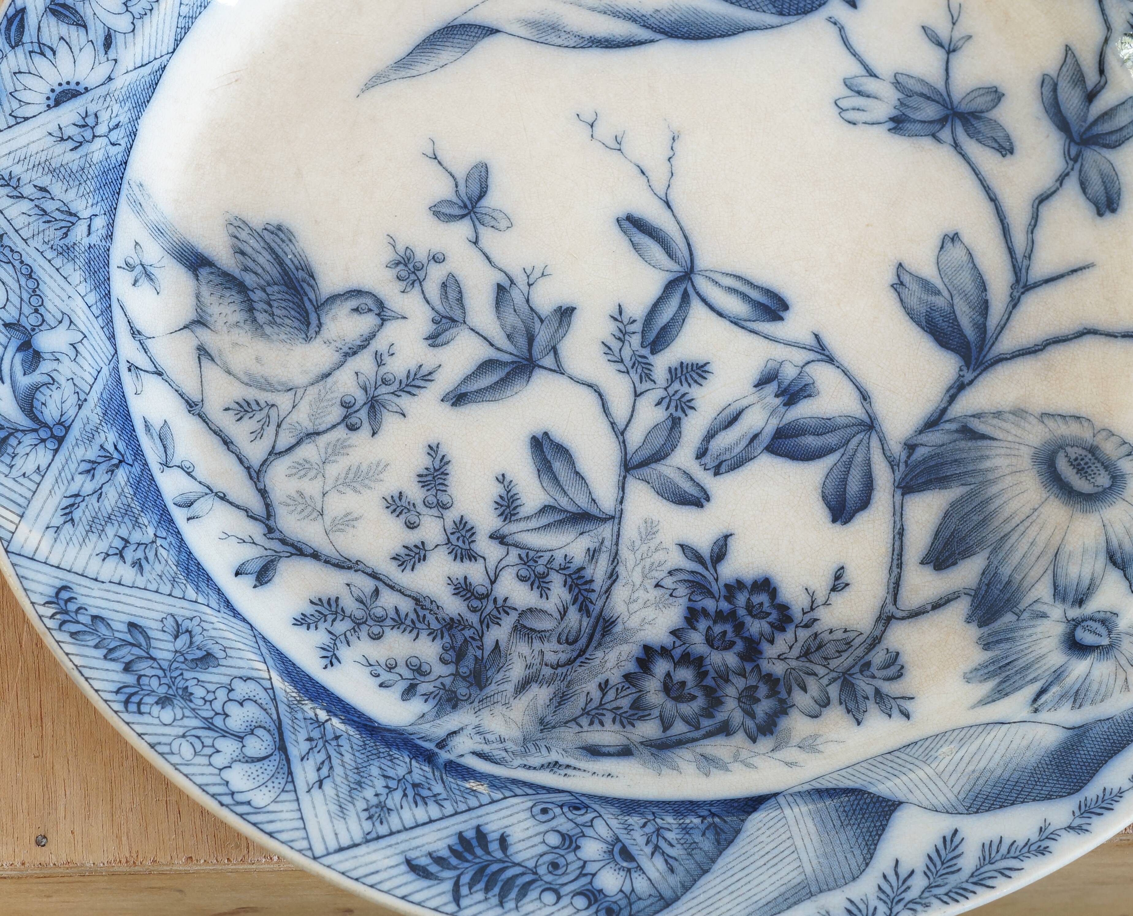 Old iron earth type dish 19th century