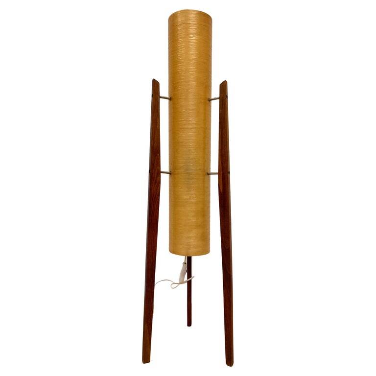 1970s Space Age Midcentury Floor Lamp "Rocket", Czechoslovakia