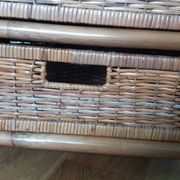 Rattan and wicker chest of drawers