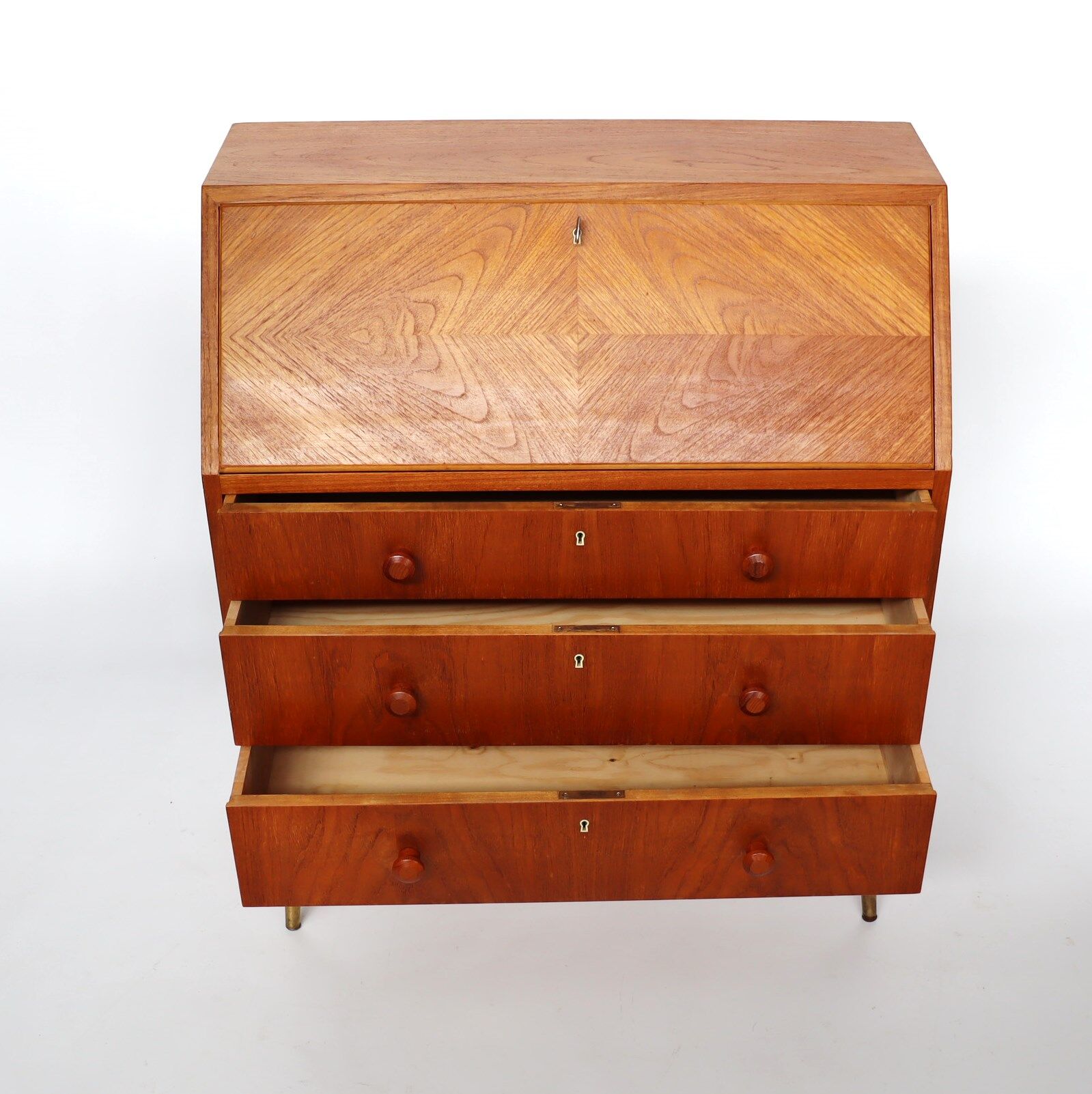 Secrétaire en teck scandinave