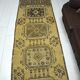 Yellow & Brown Turkish Wool Rug sku 2223