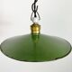 Industrial Green Enamel Light, 1930s