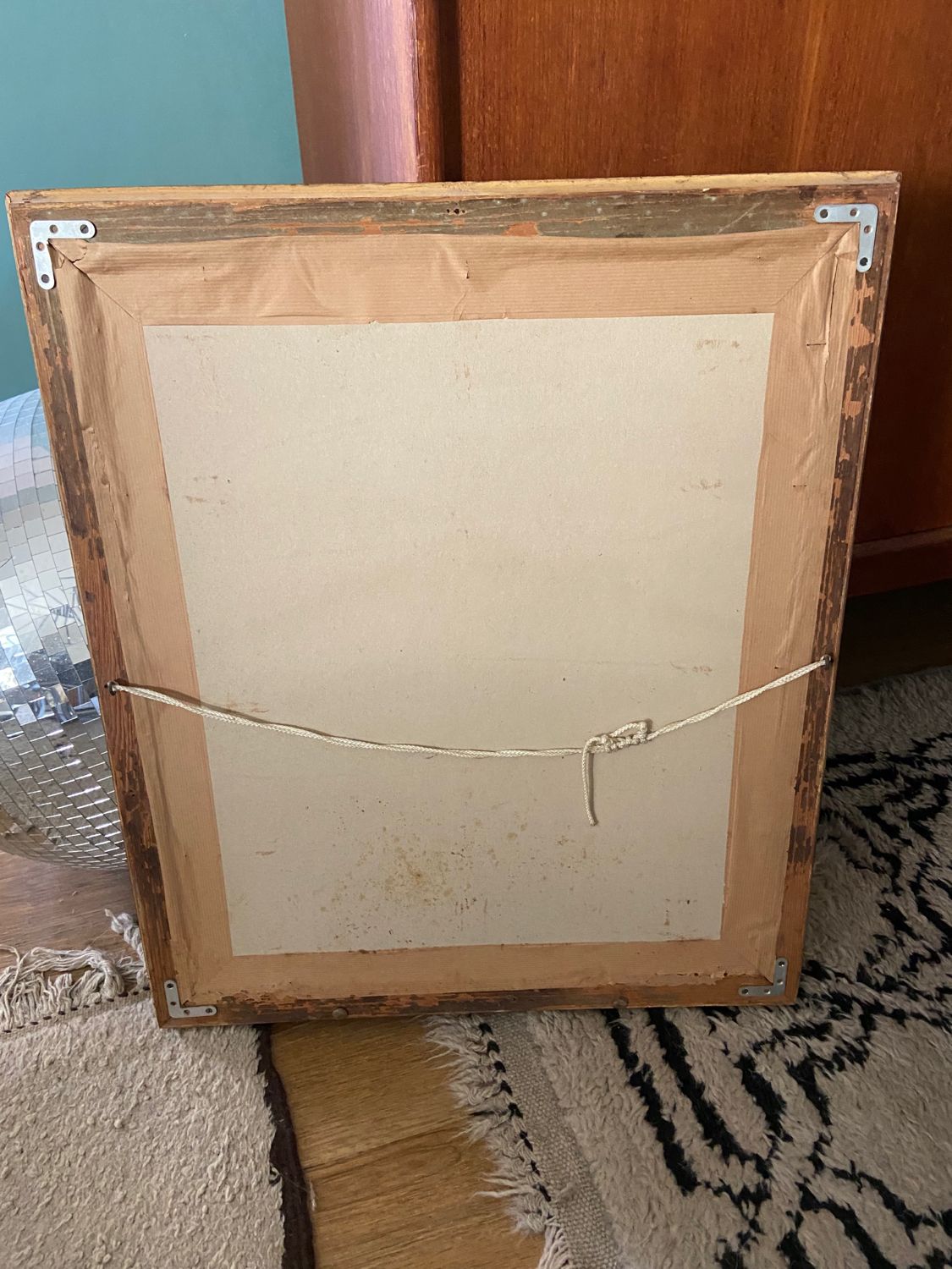 Old ancestor table boxed
