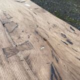 1930s monastery table in raw oak