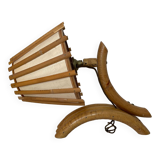 Vintage bamboo wall lamp