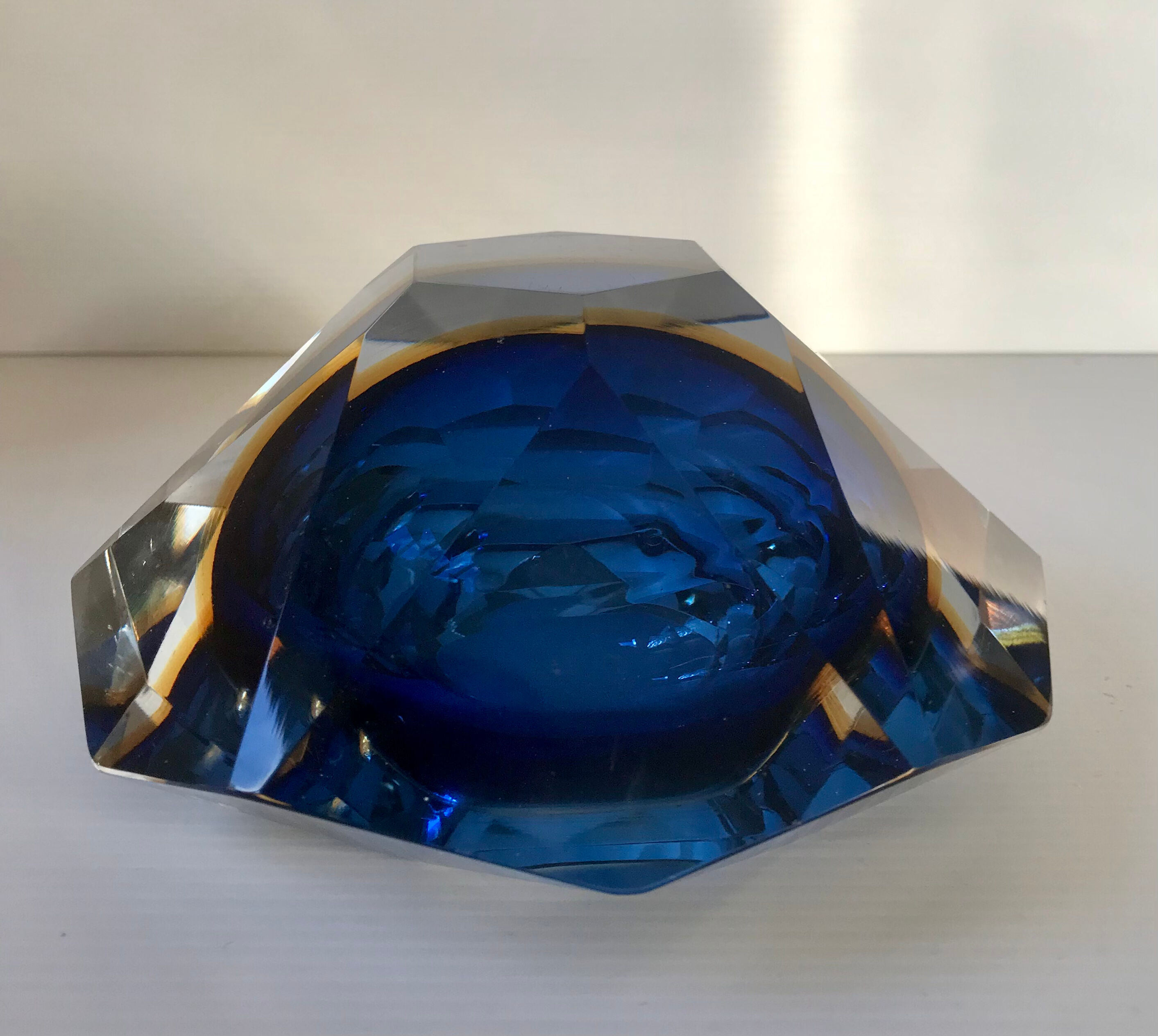 Ashtray « diamond « Murano