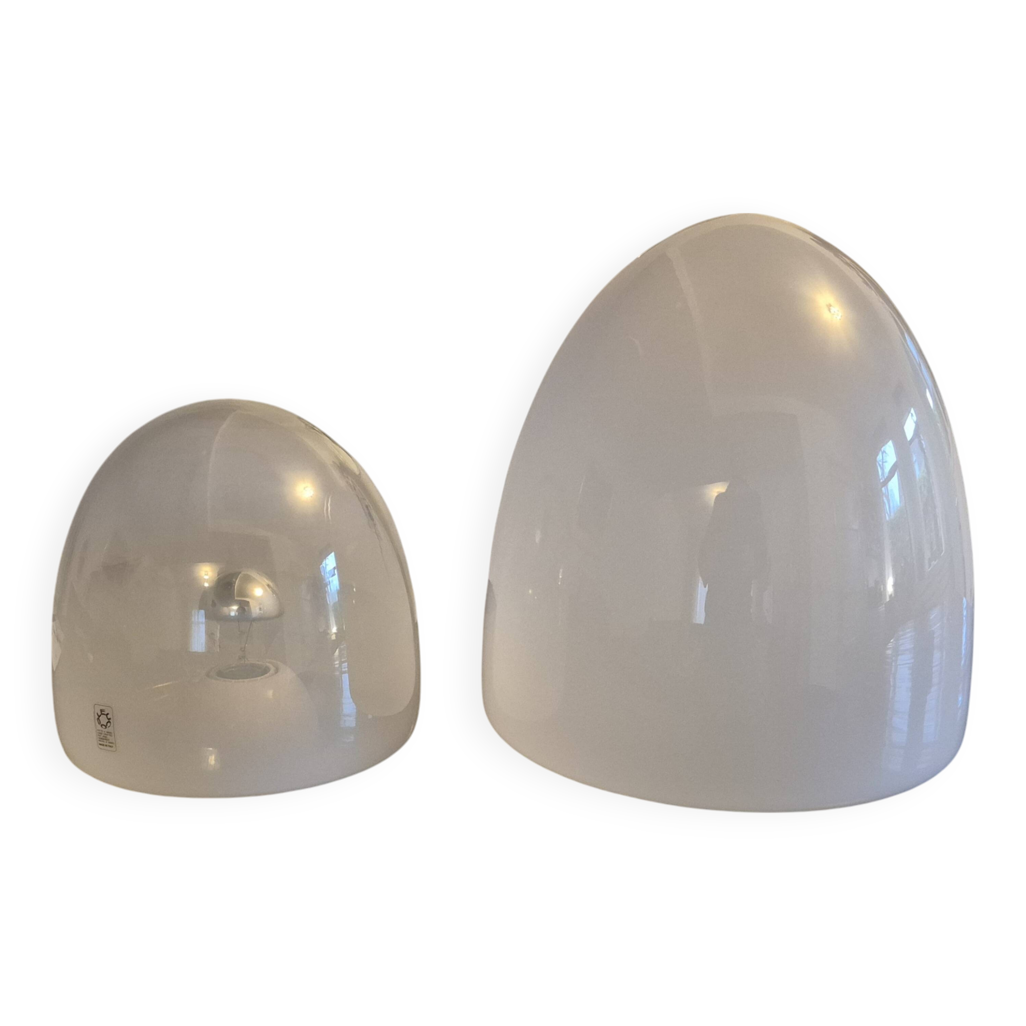 Set of 2 Ebe table lamps by Giusto Toso for Leucos, Italy 1970s