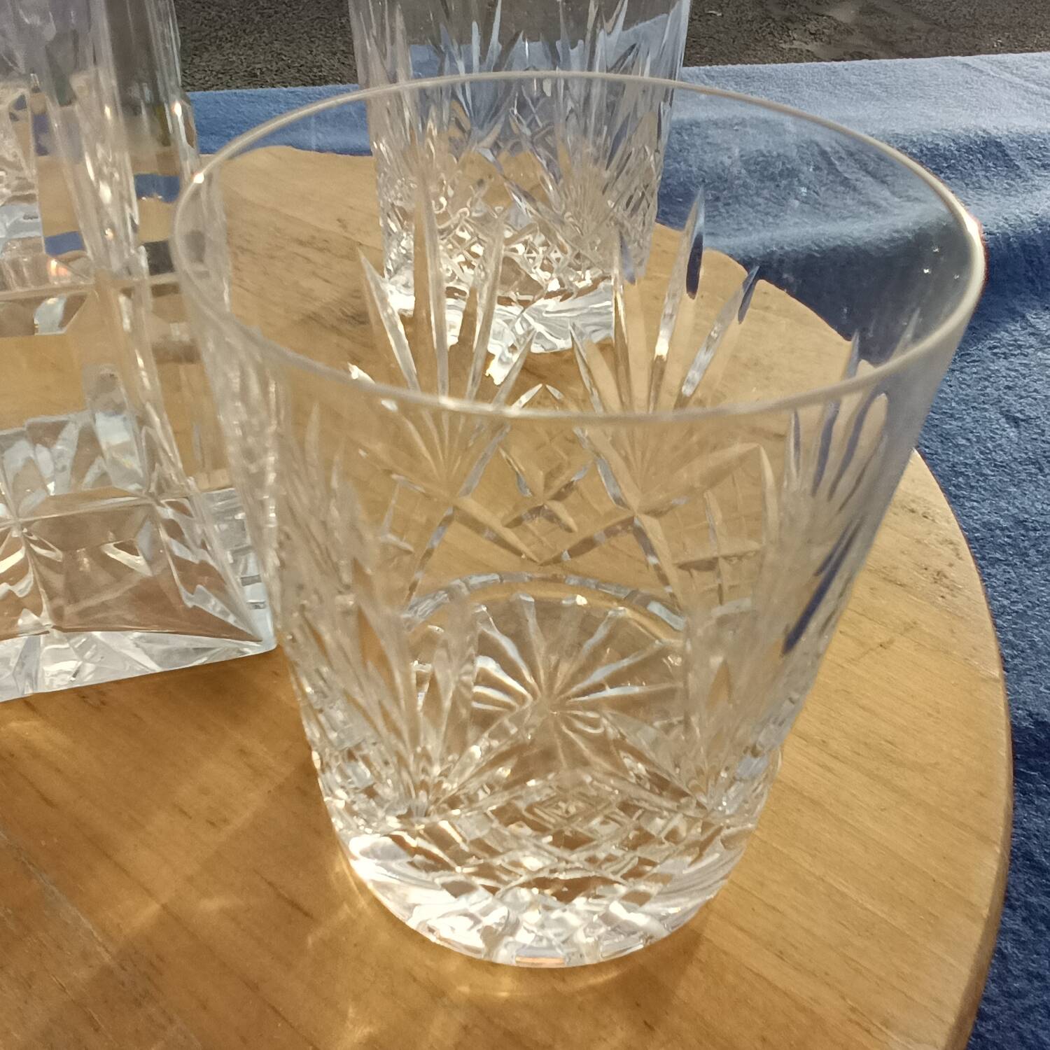 Saint Louis crystal whiskey decanter, Manathan model