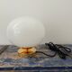 White opaline table lamp electrified to nine