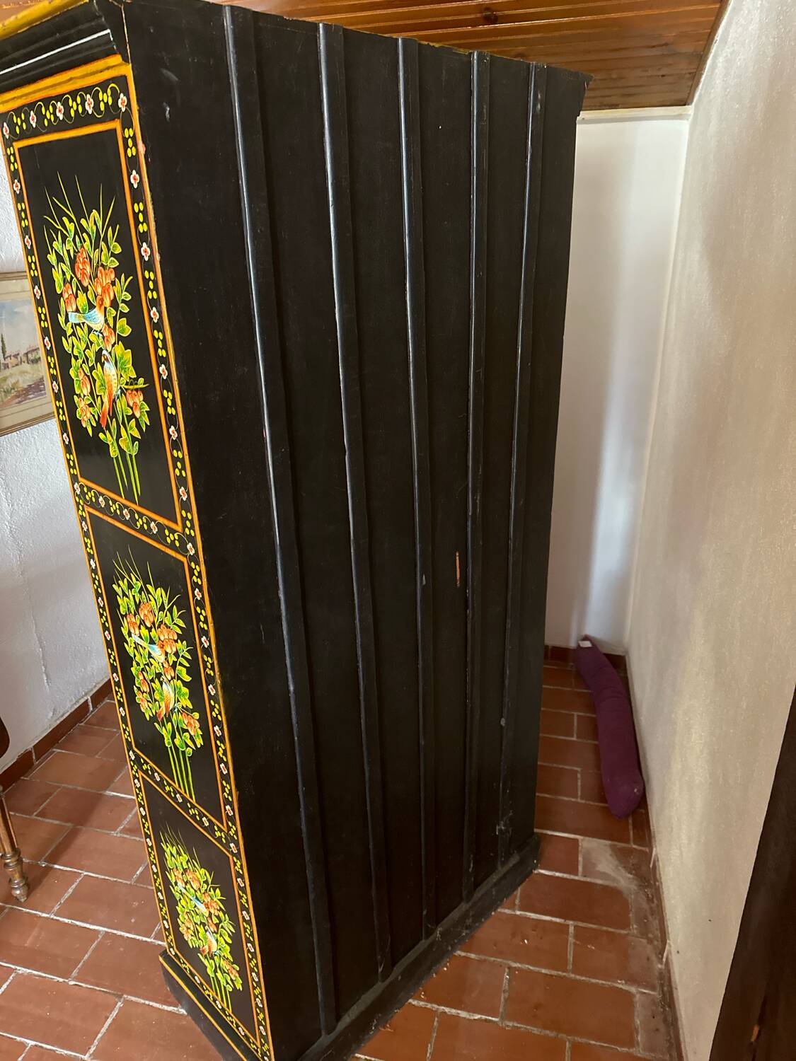Hand painted cabinet