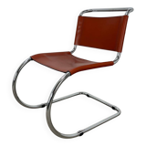 Chaise MR10 Mies Van Der Rohe, cuir, années 80