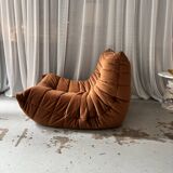 Brown Togo armchair