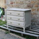 Commode vintage rénovée Greige Galuchat – Style campagne chic