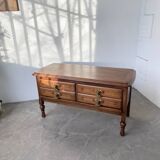 Guillerme and Chambron oak chest of drawers