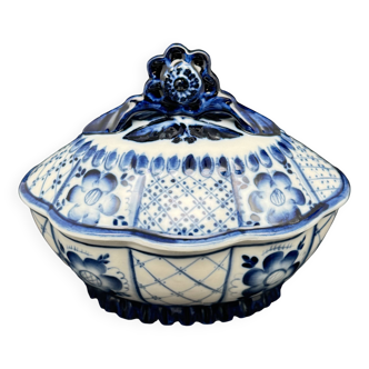Boîte décorative porcelaine bleue – 1224d8