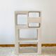 Concrete shelf - Length 60 cm - 5 niches - Mineral n°4