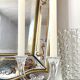 Glass candle holder