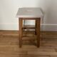 Vintage oak stool 260351
