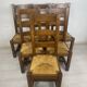 Chaises brutaliste 
