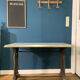 Bistro table early twentieth century Charlionais & Panassier