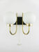 Mid-century Brass and Opaline Sconce, set of 2