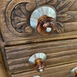 Art Deco sideboard in wood and marble
