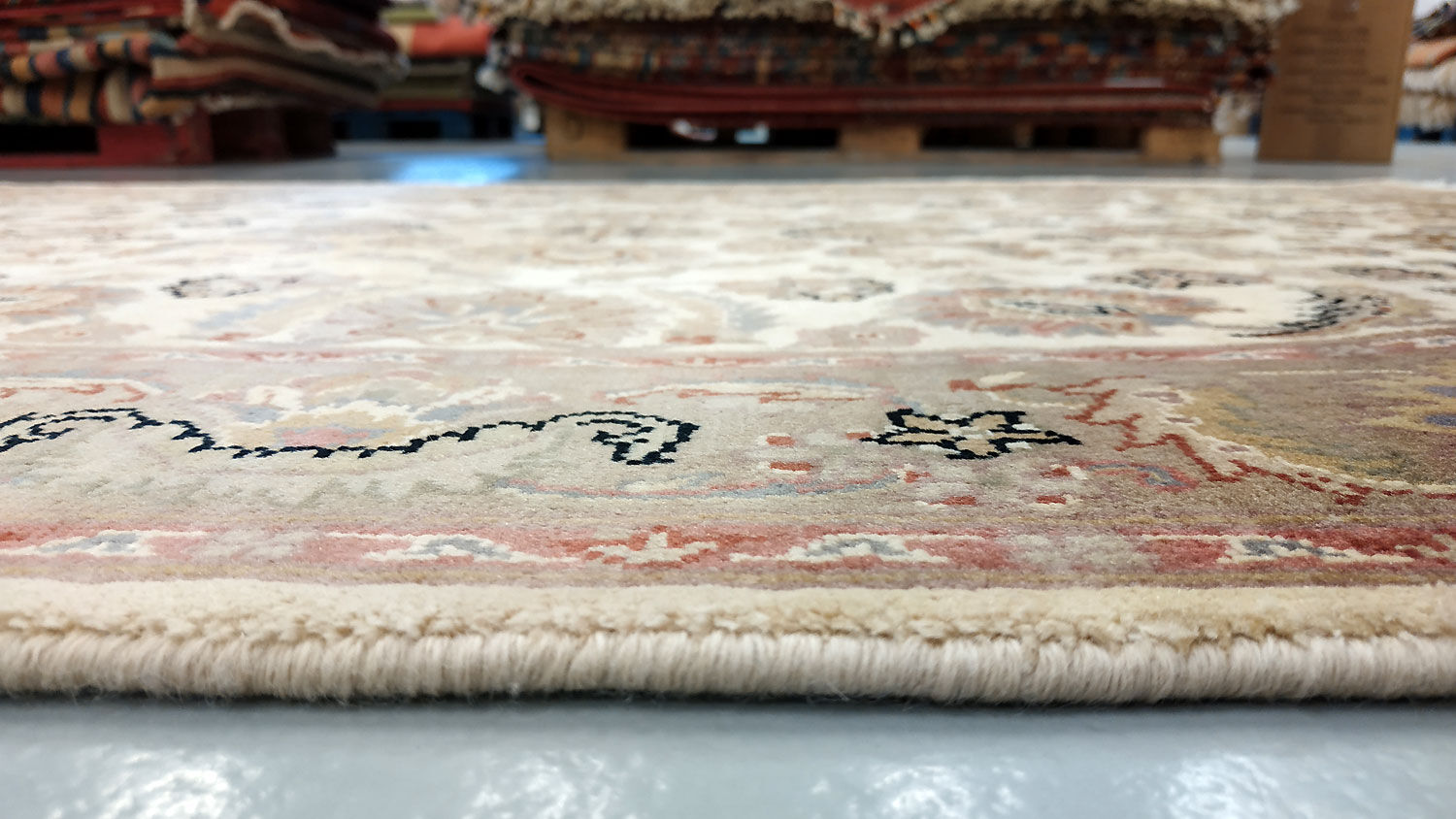 Oriental carpet "Punjab" silk background