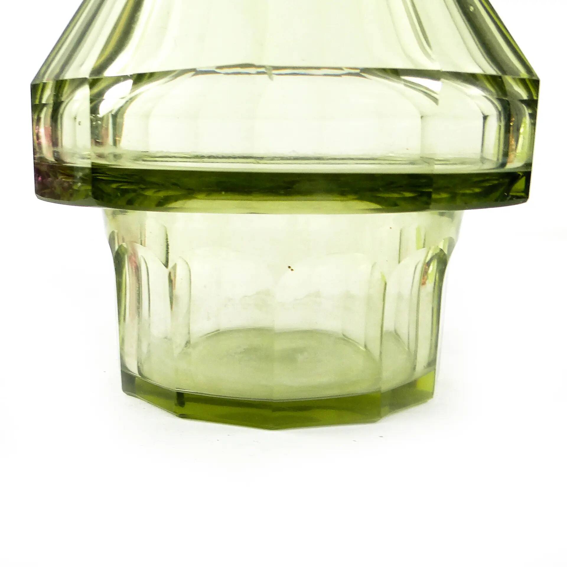 Carafe, Art Deco, crystal, Moser, Czechoslovakia, 1950s