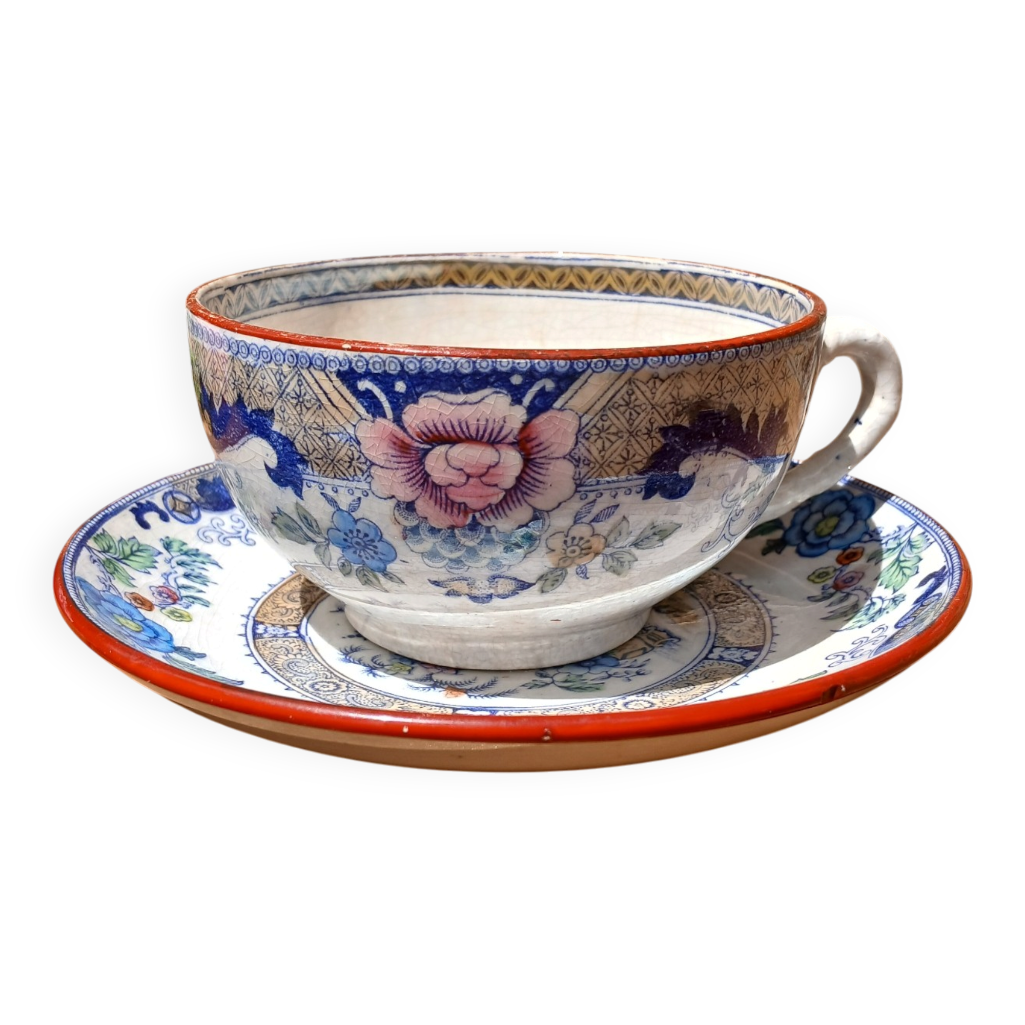 Antique ironstone cup