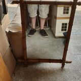 Bamboo barber mirror