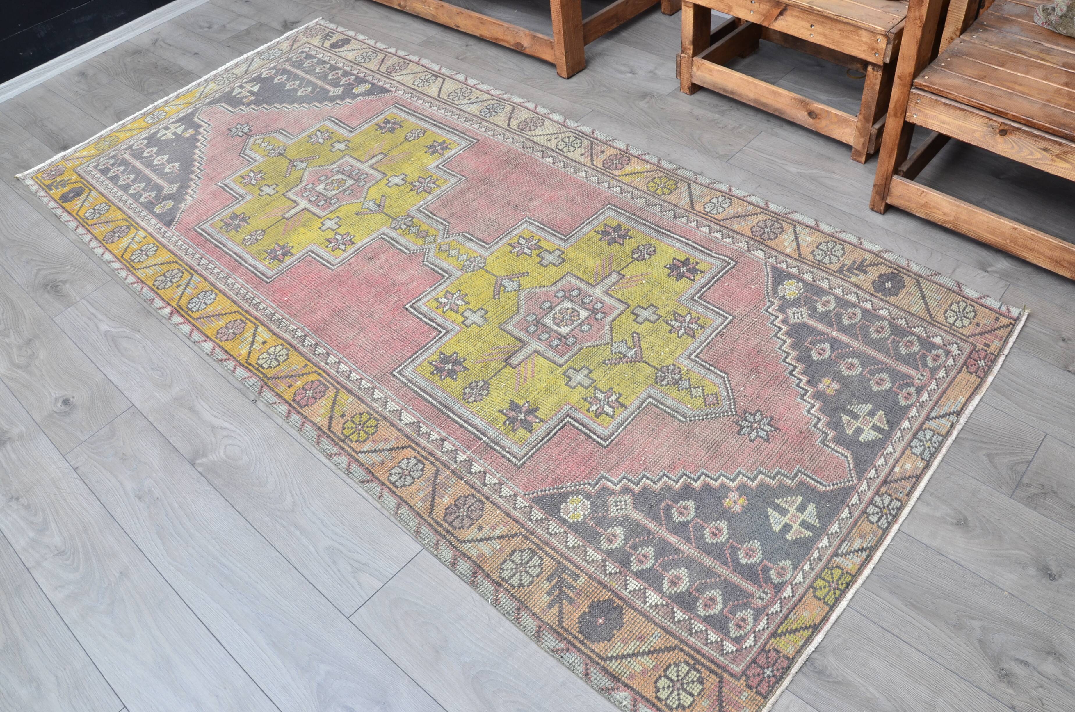 Colourful Oushak Vintage Floor Carpet sku 2508