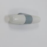 Double Bauhaus Wall Light Grey Wilhelm Wagenfeld by Linder Germany, 1950