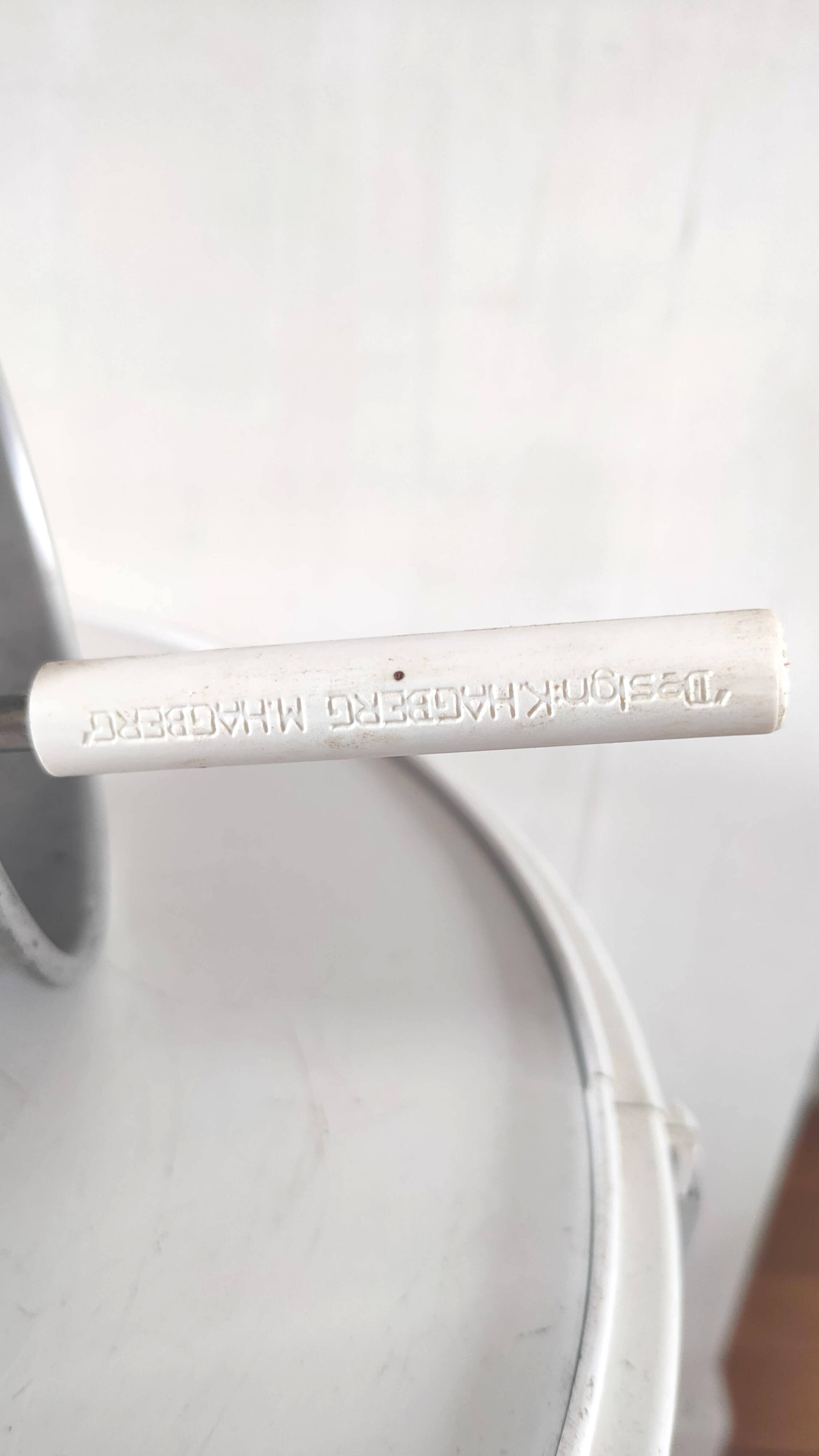 Vintage K and M Hagberg design metal dpot wall light