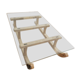 Sled coffee table