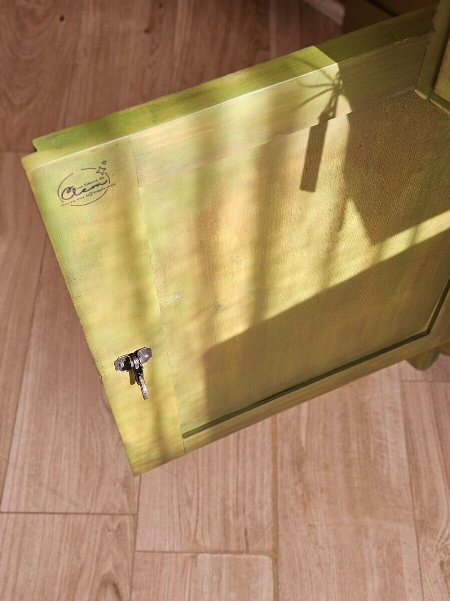 Renovated and distressed old buffet | Gaston