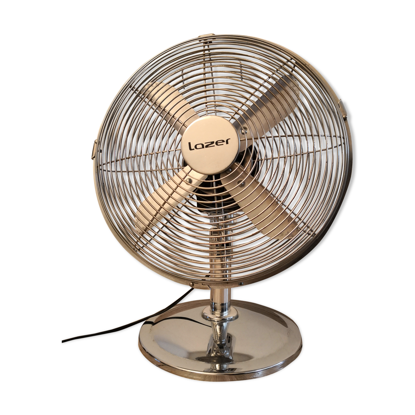 Chrome fan, retro look