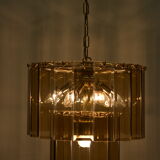 Chandelier vintage pampilles 7 lamps