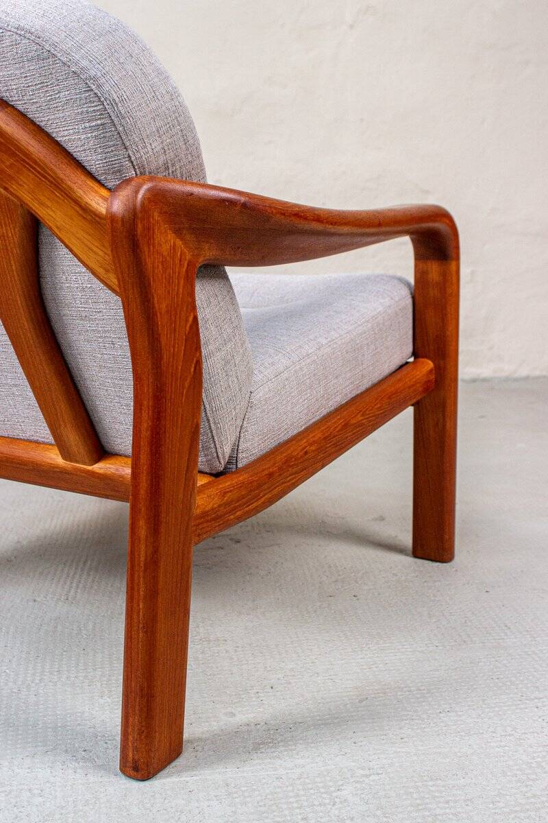 Fauteuil Vintage en Teck de Komfort, Danemark, 1980s