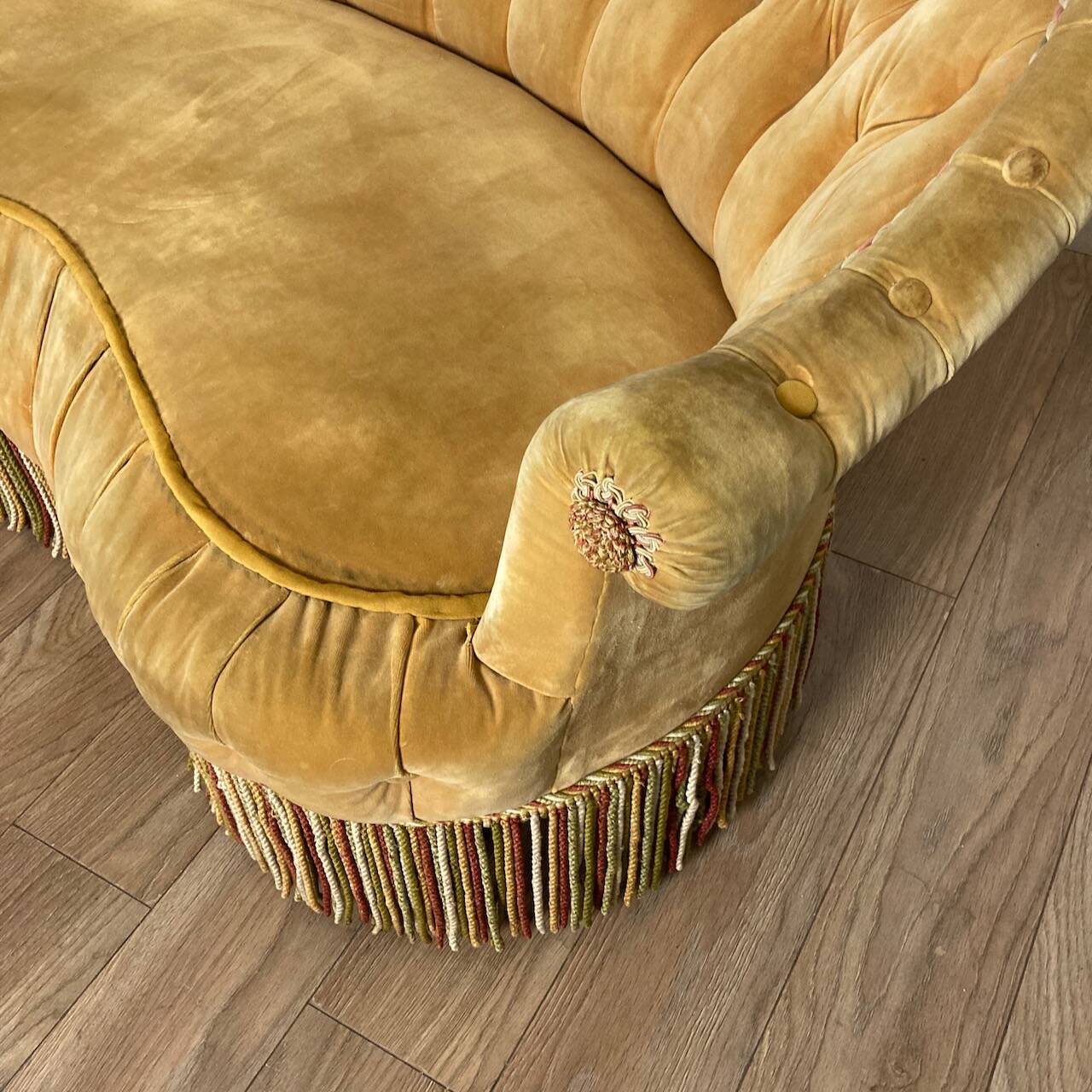 Golden yellow Toad sofa