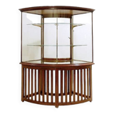 Large curved Showcase Cabinet - 1940s