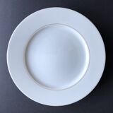 6 White porcelain plates
