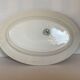 Orange flower earthenware dish from Moulin des Loups Hamage