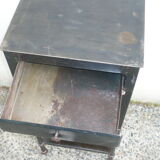 Industrial metal bedside