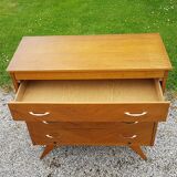 Chest of drawers years 60 feet compass