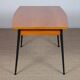 Table de repas en chêne et métal, années 1960