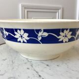 Salad bowl Badonviller blue klein 30s